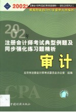 2002年注册会计师全国统一考试指定用书配套同步辅导典型例题及同步强化练习题精析 审计