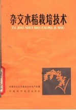 杂交水稻栽培技术