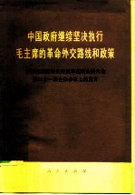 中国政府继续坚决执行毛主席的革命外交路线和政策 中国代表团团长乔冠华在联合国大会第三十一届全体会议上的发言
