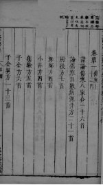 外台秘要 目录