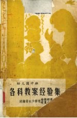各科教案经验集 幼儿园中班