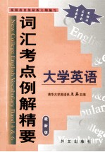 大学英语词汇考点例解精要 最新版