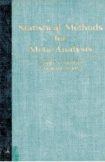 STATISTICAL METHODS FOR META ANALYSIS