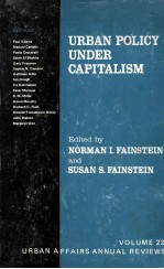 URBAN POLICY UNDER CAPITALISM