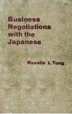 BUSINESS NEGOTIATIONS WITH THE JAPANESE