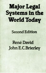 MAJOR LEGAL SYSTEMS IN THE WORLD TODAY:SECOND EDITION