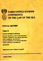 THIRD UNITED NATIONS CONFERENCE ON THE LAW OF THE SEA OFFICIAL RECORDS VOLUME XI SUMMARY RECORDS OF