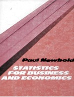 STATISTICS FOR BUSINESS AND ECONOMICS