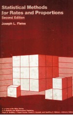 STATISTICAL METHODS FOR RATES AND PROPORTIONS SECOND EDITION