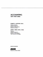 ACCOUNTING TEXT AND CASES SEVENTH EDITION