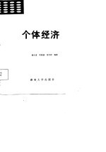 个体经济会计