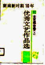 湖南新时期十年优秀文艺作品选 文艺理论卷 上