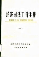 经济司法工作手册 12