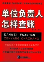 单位负责人怎样查账 修订版