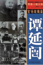 中华历史人物传记大系 民国人物大传 官场琉璃蛋·谭延闿