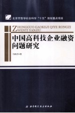 中国高科技企业融资问题研究