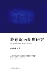 股东诉讼制度研究