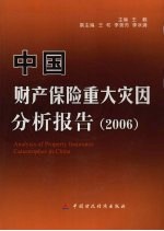 中国财产保险重大灾因分析报告 2006
