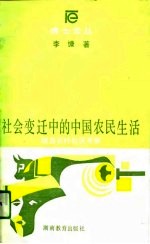 博士论丛 社会变迁中的中国农民生活——桃源农村社区考察