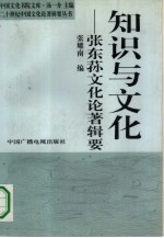知识与文化 张东荪文化论著辑要