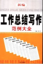 新编工作总结写作范例大全