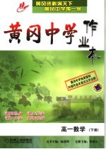 黄冈中学作业本 高一数学 下 人教版