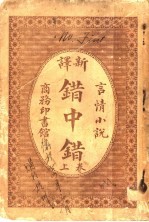 言情小说 新译错中错 上