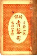 言情小说 新译青黎影
