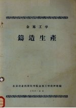 金属工学 铸造生产