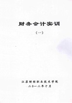 财务会计实训 1