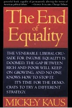 THE END OF EQUALITY