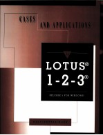 CASES AND APPLICATIONS IN LOTUS 1-2-3 RELEASE 5 FOR WINDOWS