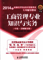 工商管理专业知识与实务 中级 名师解读版