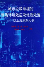 城市垃圾堆埋的地质环境效应及地质处置 以上海浦东为例