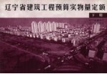 辽宁省建筑工程预算实物量定额 下
