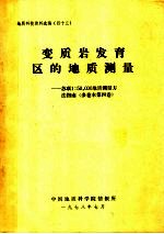 地质科技资料选编 四十三 变质岩发育区的地质测量:苏联1:50,000地质测方法指南 多卷本第4卷