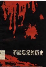 黑龙江文史资料 第19辑 不能忘记的历史