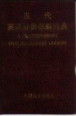 当代英汉分类详解词典