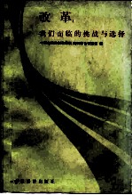 改革, 我们面临的挑战与选择