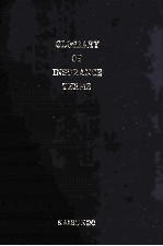 アメリカ保険用語辞典