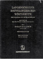 LANGENSCHEIDTS ENZYKLOP?DISCHES W?RTERBUCH DER ENGLISCHEN UND DEUTSCHEN SPRACHE TEIL 1 2.BAND A-M