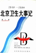 1949-1990北京卫生大事记 第2卷