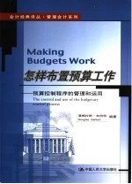 怎样布置预算工作 预算控制程序的管理和运用
