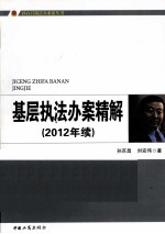 基层执法办案精解 2012年续