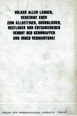 V?LKER ALLER L?NDER,VEREINIGT EUCH ZUM ALLSEITIGEN,GRüNDLICHEN,RESTLOSEN UND ENTSCHIEDENEN VERBOT DE