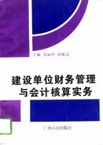建设单位财务管理与会计核算实务