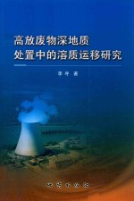 高放废物深地质处置中的溶质运移研究