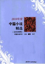 2010年度中篇小说精选 文本分析版