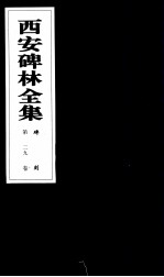 西安碑林全集 29卷 碑刻