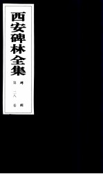 西安碑林全集 28卷 碑刻